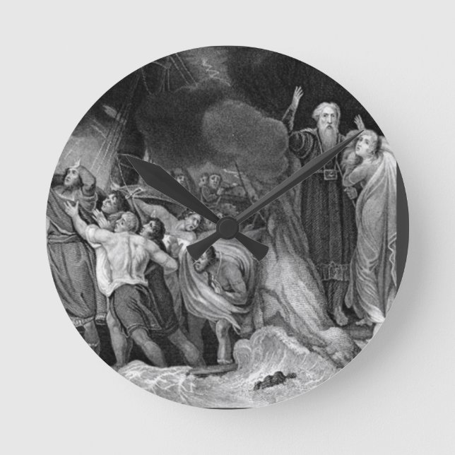 Horloge Ronde Clock du Tempest (Recto)