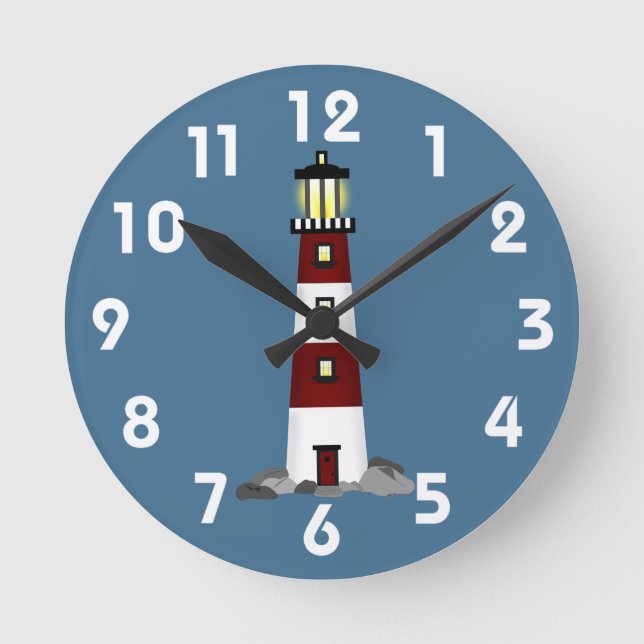 Horloge Ronde Clock Lighthouse (Recto)