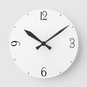 Horloge Ronde Clock personnalisable avec Numbers