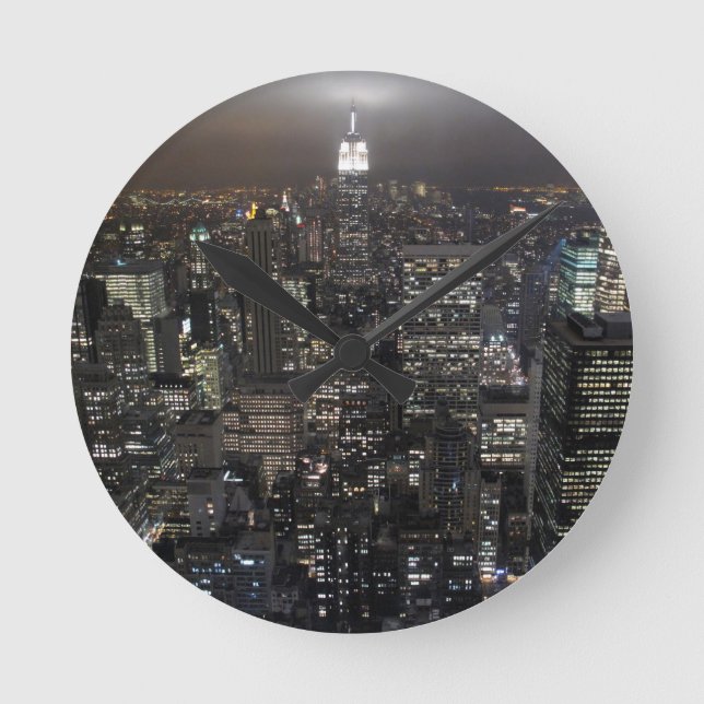 Horloge Ronde Clock Toxits Decor NY Wall Clock (Recto)