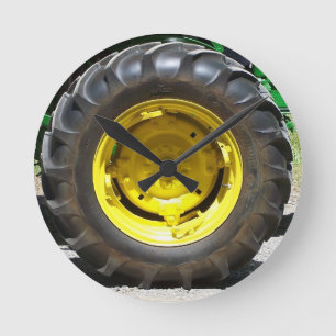 Horloge Ronde Clock Tractor
