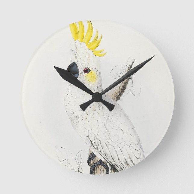 Horloge Ronde Clock Yellow (Recto)