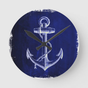 Horloge Ronde coastal chic nautical marine