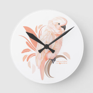 Horloge Ronde Cockatoo Moluccan