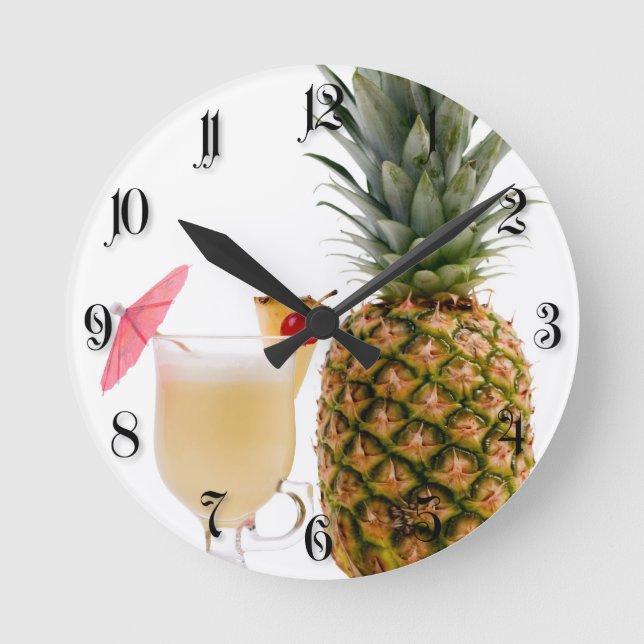 Horloge Ronde Cocktail de fruits (Recto)