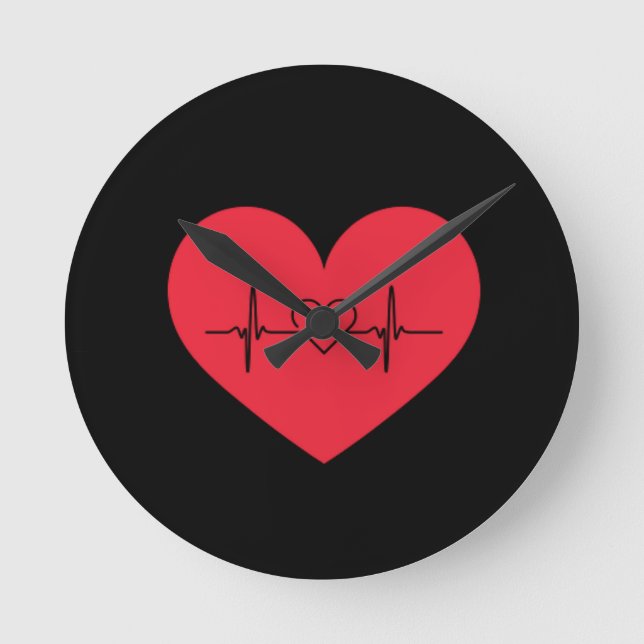 Horloge Ronde coeur (Recto)