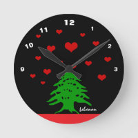 Coeurs du Liban & drapeau libanais mode / Amour
