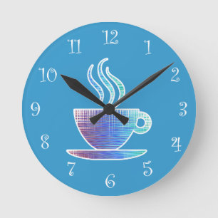 Horloge Ronde Coffee Kitchen Wall Clocks