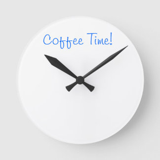 Horloge Ronde Coffee Time Clock