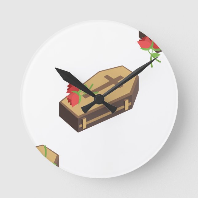 Horloge Ronde coffin emojis (Recto)