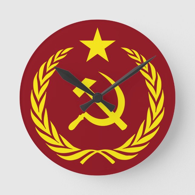 Horloge Ronde Cold War Communist (Recto)