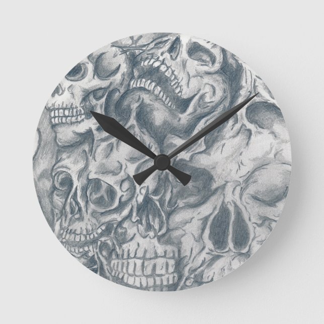 Horloge Ronde collège crânien (Recto)