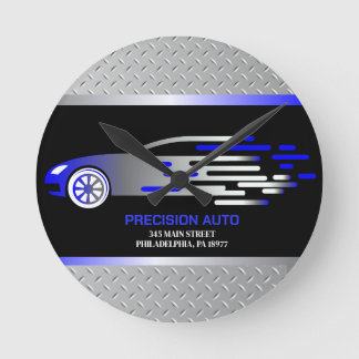 Horloge Ronde Collison Détail de peinture de voiture mécanique d