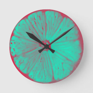 Horloge Ronde Colored Lemons