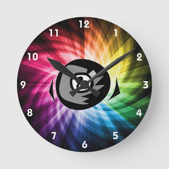 Horloge Ronde Colorful 8 (Recto)