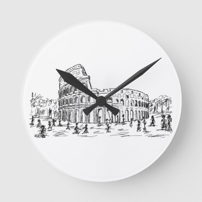 Horloge Ronde colosseum de Rome (Recto)