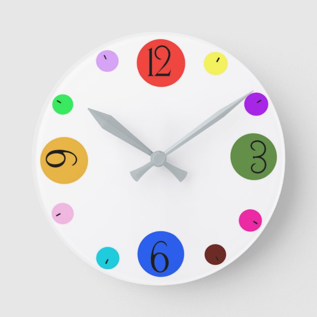 Horloge Ronde Colour Time (Recto)