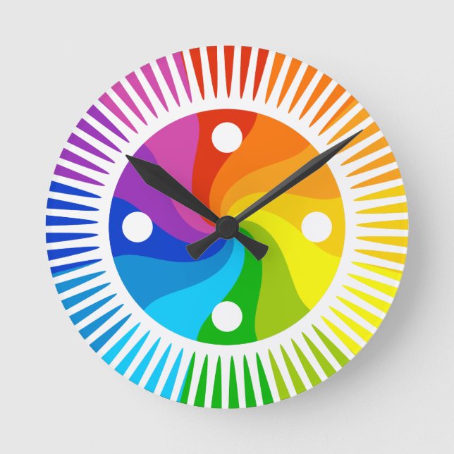 Horloge Ronde Colour Wheel (Recto)