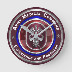 Horloge Ronde Commandement médical de l'armée - AMEDD Souvenir