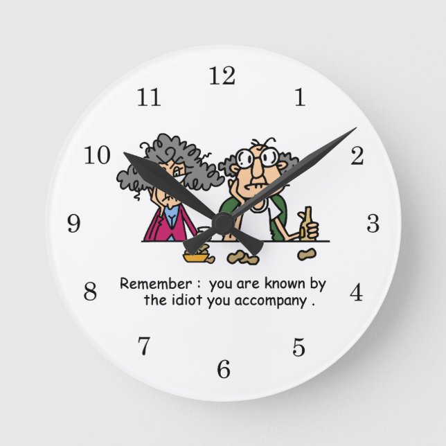 Horloge Ronde Compagnie Idiot (Recto)