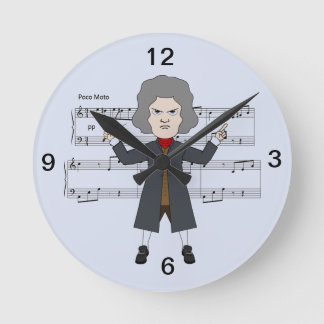 Horloge Ronde Compositeur de musique classique en 1800