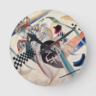 Horloge Ronde Composition de Kandinsky