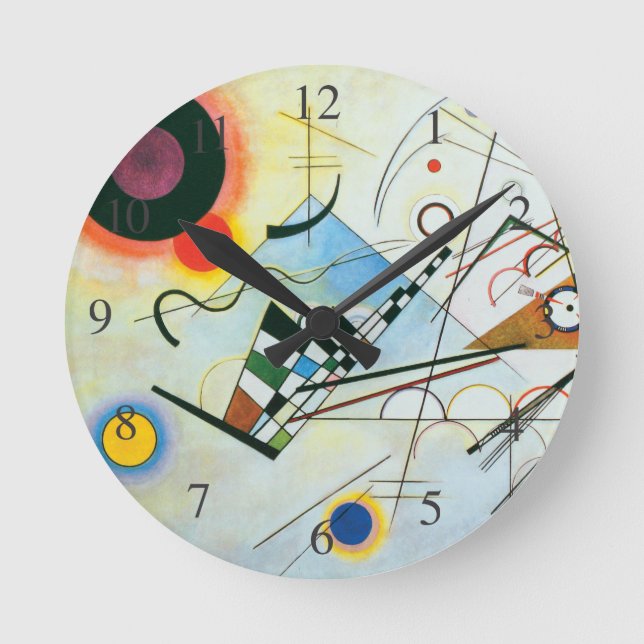 Horloge Ronde Composition VIII par Wassily Kandinsky (Recto)