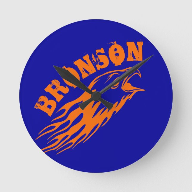 Horloge Ronde Conception de Bronson Eagles (Recto)
