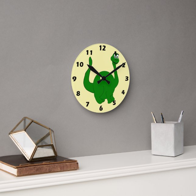Horloge Ronde Conception de dinosaure (Bureau)