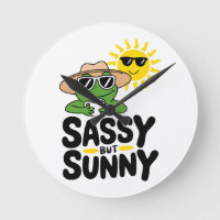 Conception de grenouille Sassy mais Sunny - Drôle