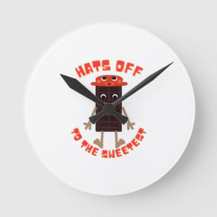 Horloge Ronde Conception de journée du chocolat