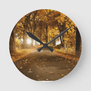 Horloge Ronde conception de la nature