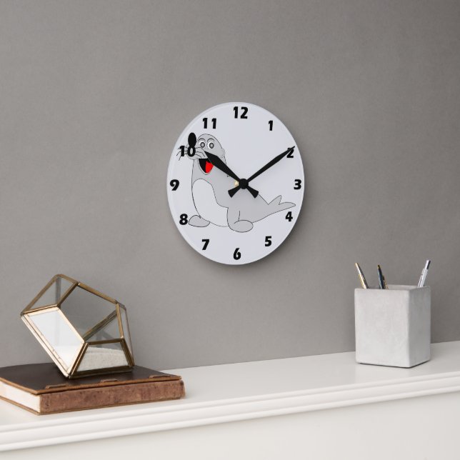 Horloge Ronde Conception de sceau (Bureau)