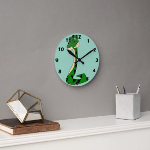 Horloge Ronde Conception de serpent