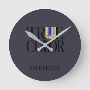 Horloge Ronde Conception de typographie personnalisée pour l'édi
