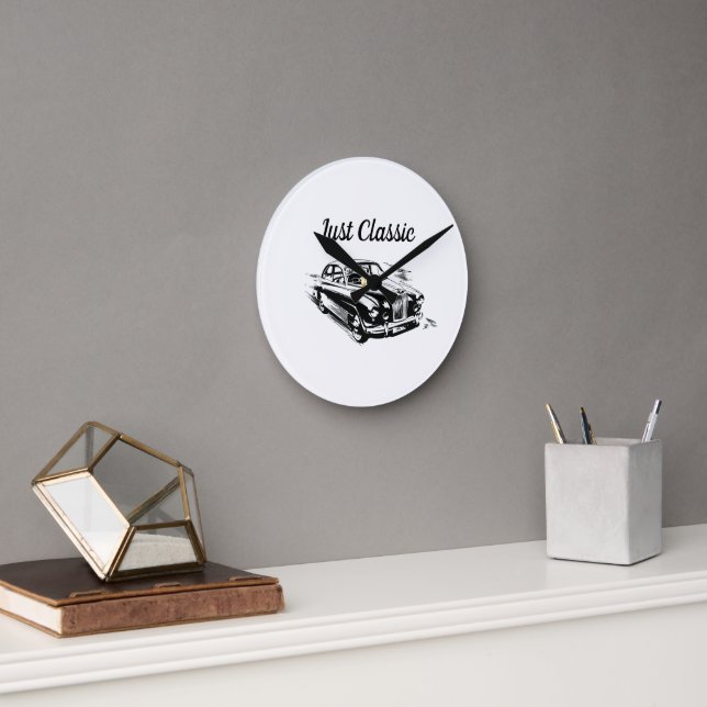 Horloge Ronde Conception de typographie pour la Fête des Pères,  (Bureau)