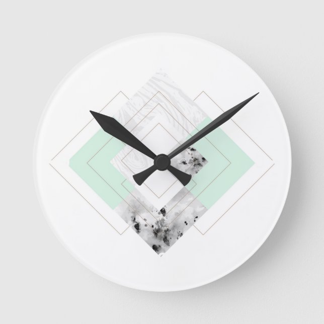 Horloge Ronde Conception décrite par style scandinave (Recto)