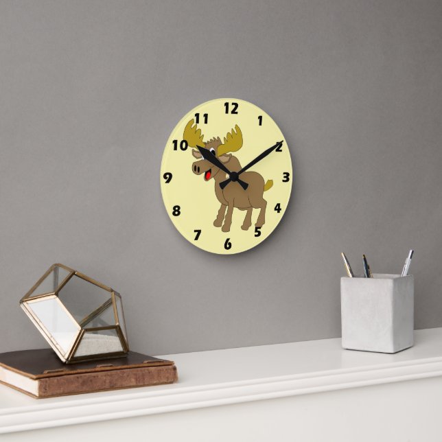 Horloge Ronde Conception d'élan (Bureau)