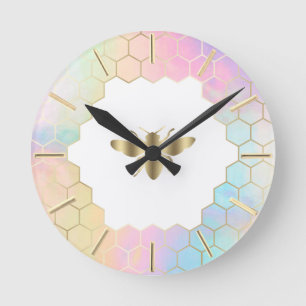 Horloge Ronde conception des abeilles