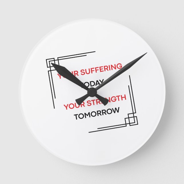 Horloge Ronde Conception d'Orientation de Motivation (Recto)