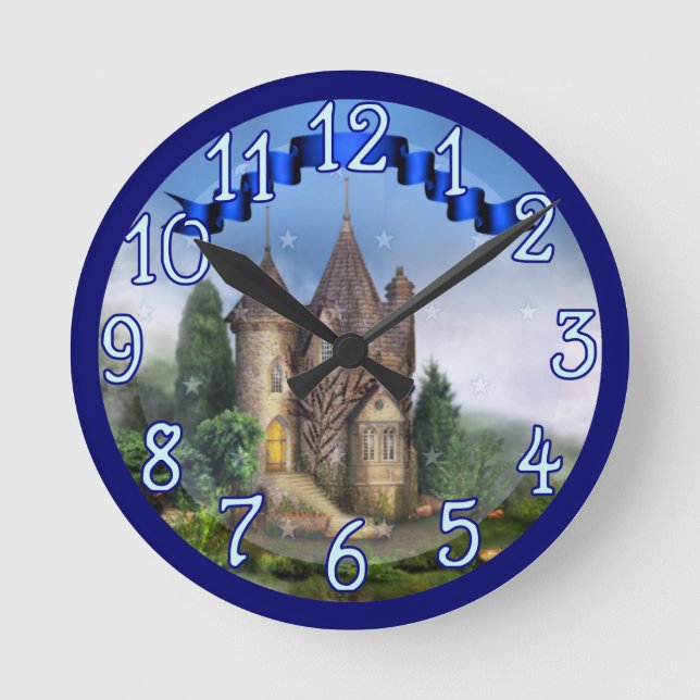 Horloge Ronde Conception du château Princess Clock (Recto)