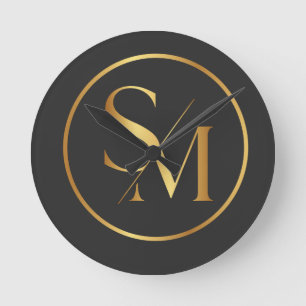 Horloge Ronde Conception moderne minimale SM
