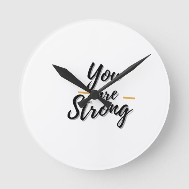 Horloge Ronde Conception motivationnelle positive (Recto)