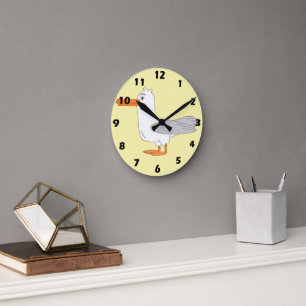 Horloge Ronde Conception Mouette