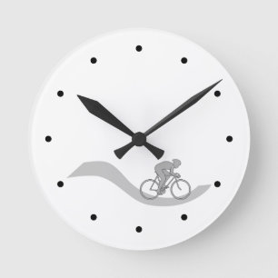 Horloge Ronde Conception orientée de recyclage élégante dans