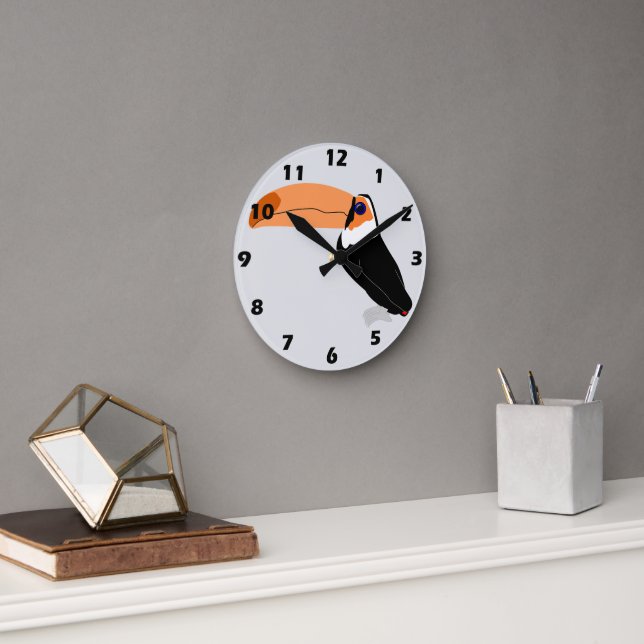 Horloge Ronde Conception Toucan (Bureau)