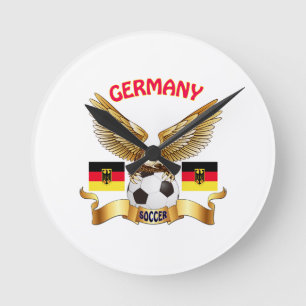 Horloge Ronde Conceptions du football de l'Allemagne
