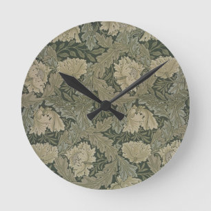 Horloge Ronde Concevez pour le papier peint de "Lea", 1885