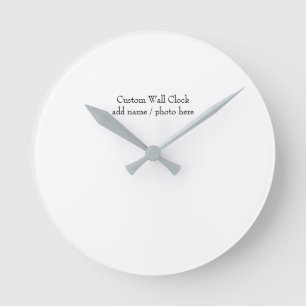 Horloge Ronde Concevez Votre Propre Appartement