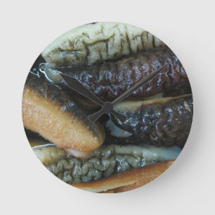 Horloge Ronde Concombre de mer ... Nourriture du marché du Yaowa